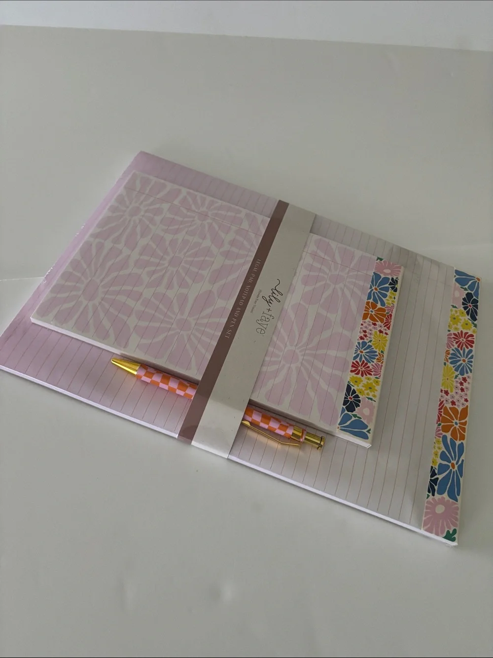 Lily + Faye Legal Pad Notepad and Pen Set